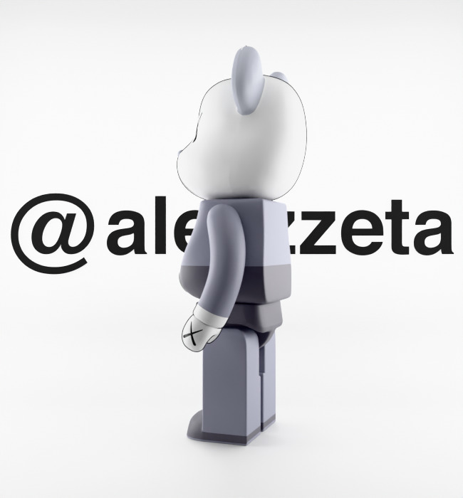 Kaws Companion BearBrick for Print 3D print model_13