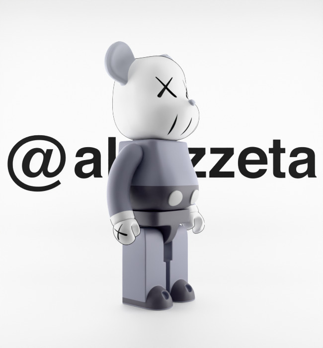 Kaws Companion BearBrick for Print 3D print model_33