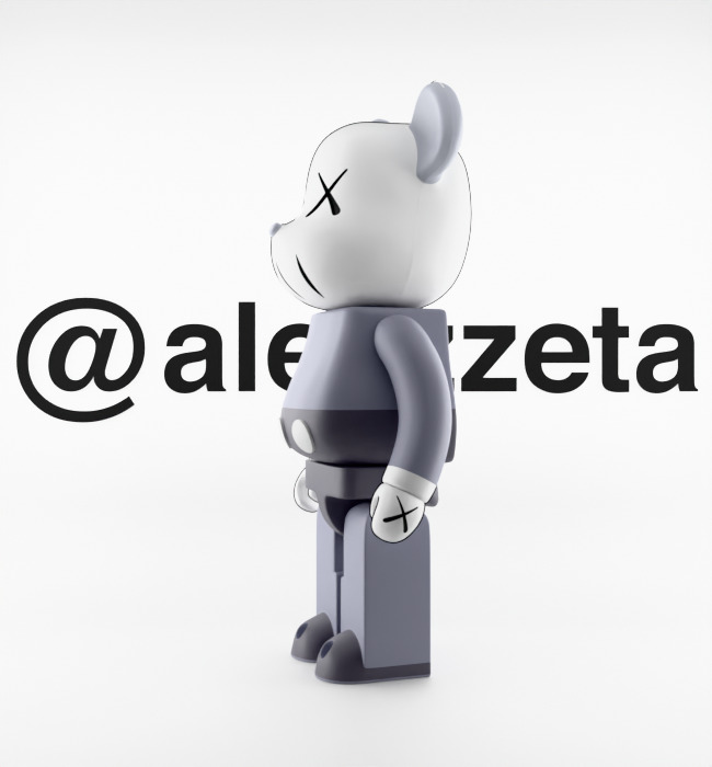 Kaws Companion BearBrick for Print 3D print model_9