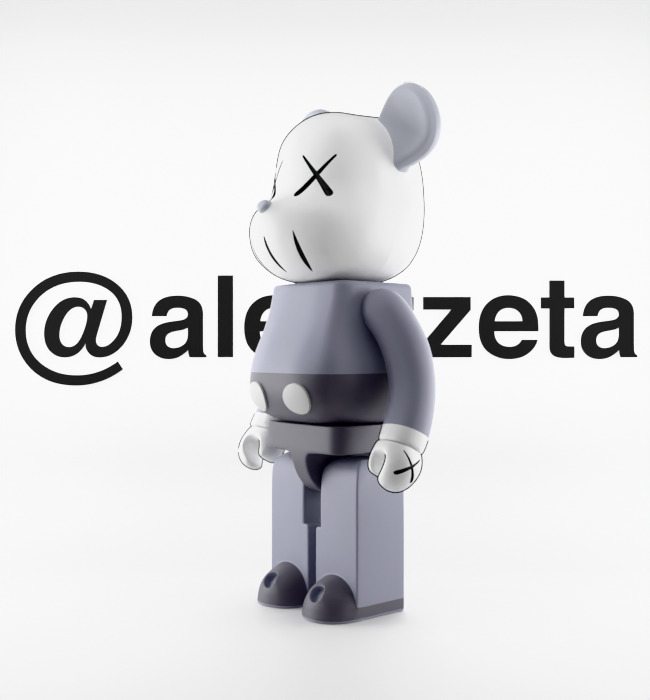 Kaws Companion BearBrick for Print 3D print model_7
