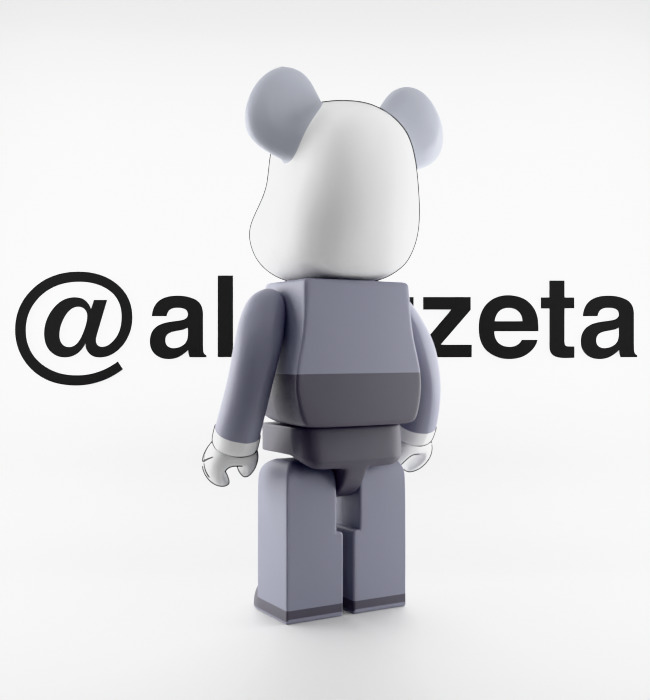 Kaws Companion BearBrick for Print 3D print model_17