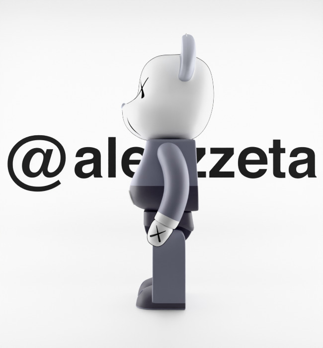 Kaws Companion BearBrick for Print 3D print model_11