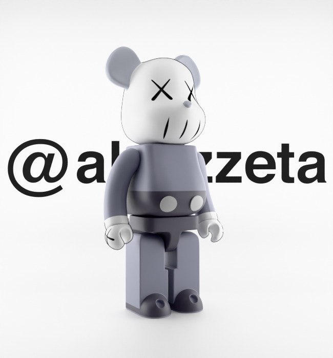 Kaws Companion BearBrick for Print 3D print model_35