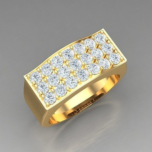 Elite Men Rings Collection 5MR093 3D print model