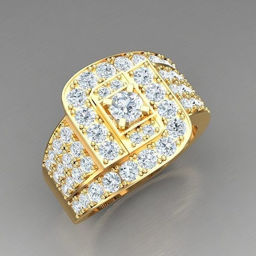 Elite Men Rings Collection 5MR092 3D print model