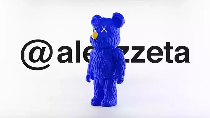 Kaws BFF BearBrick for Print 3D print model
