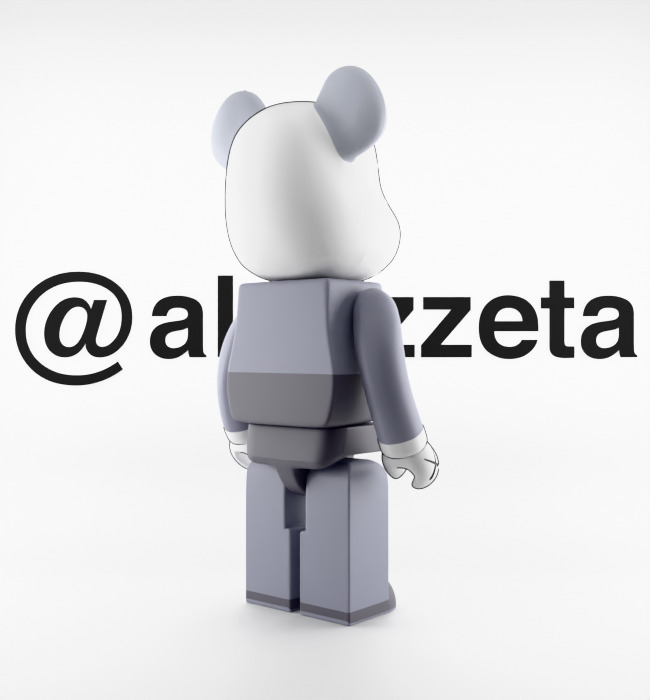 Kaws Companion and BFF BearBrick for Print 3D print model_12