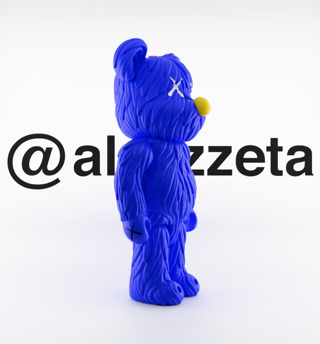 Kaws Companion and BFF BearBrick for Print 3D print model_34