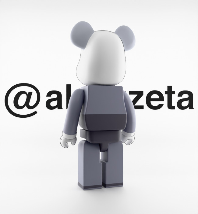Kaws Companion and BFF BearBrick for Print 3D print model_9