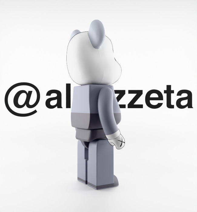 Kaws Companion and BFF BearBrick for Print 3D print model_13