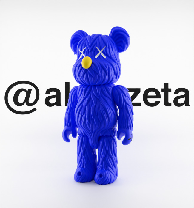 Kaws Companion and BFF BearBrick for Print 3D print model_20