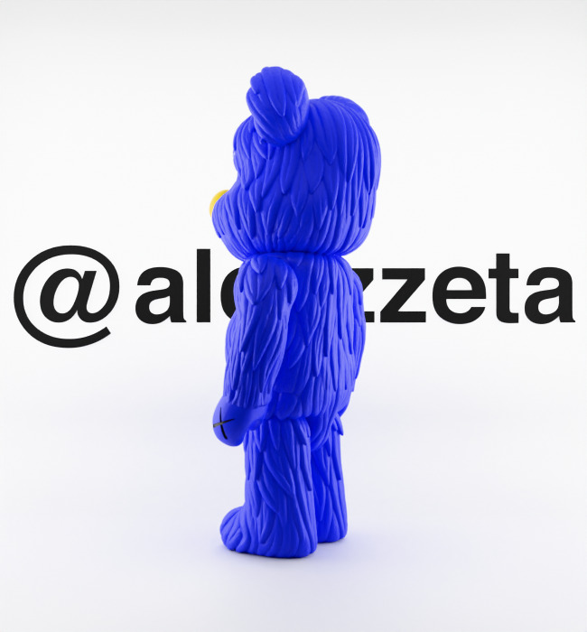 Kaws Companion and BFF BearBrick for Print 3D print model_25