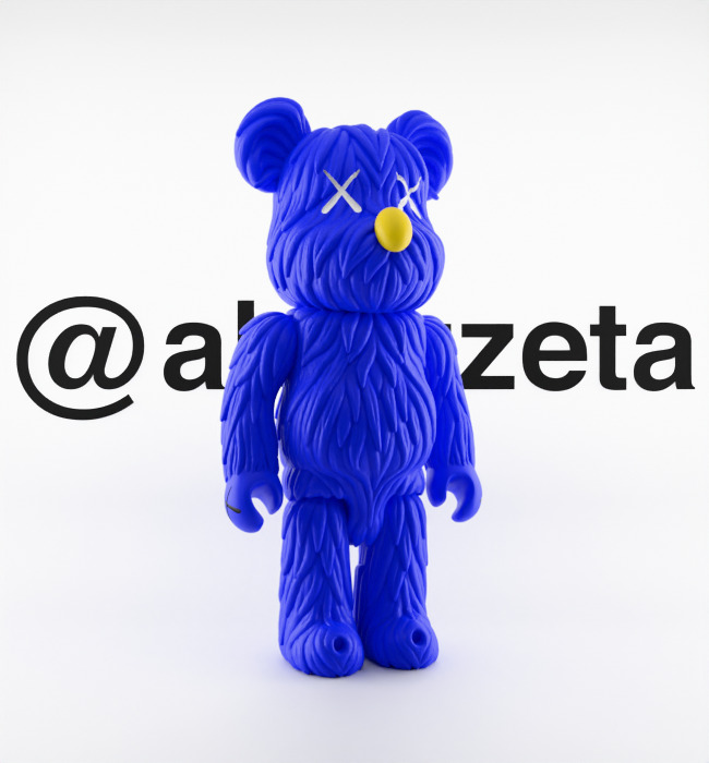Kaws Companion and BFF BearBrick for Print 3D print model_36