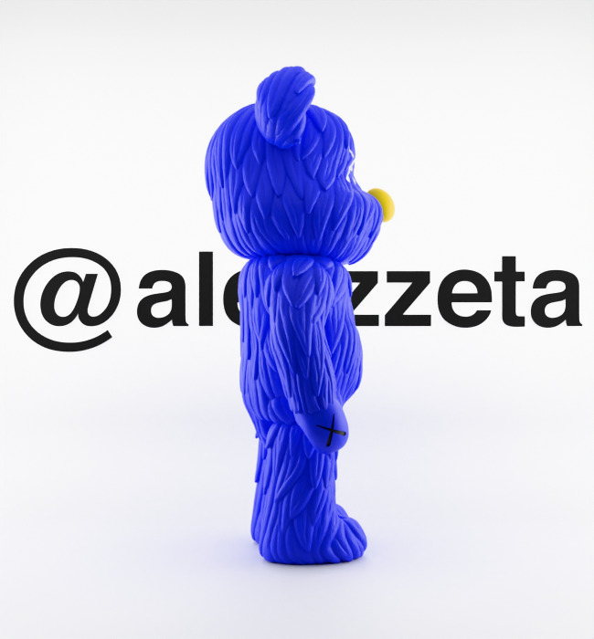 Kaws Companion and BFF BearBrick for Print 3D print model_32