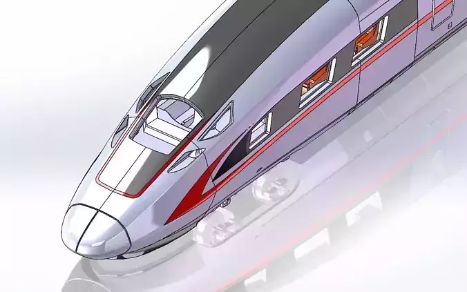 CR400AF high-speed railway train from China
