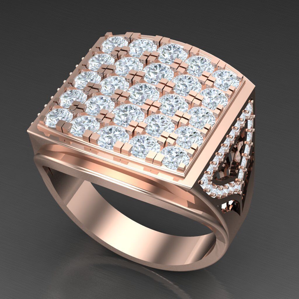 Elite Men Rings Collection 5MR079 3D print model_5