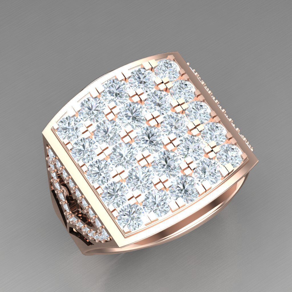 Elite Men Rings Collection 5MR079 3D print model_11