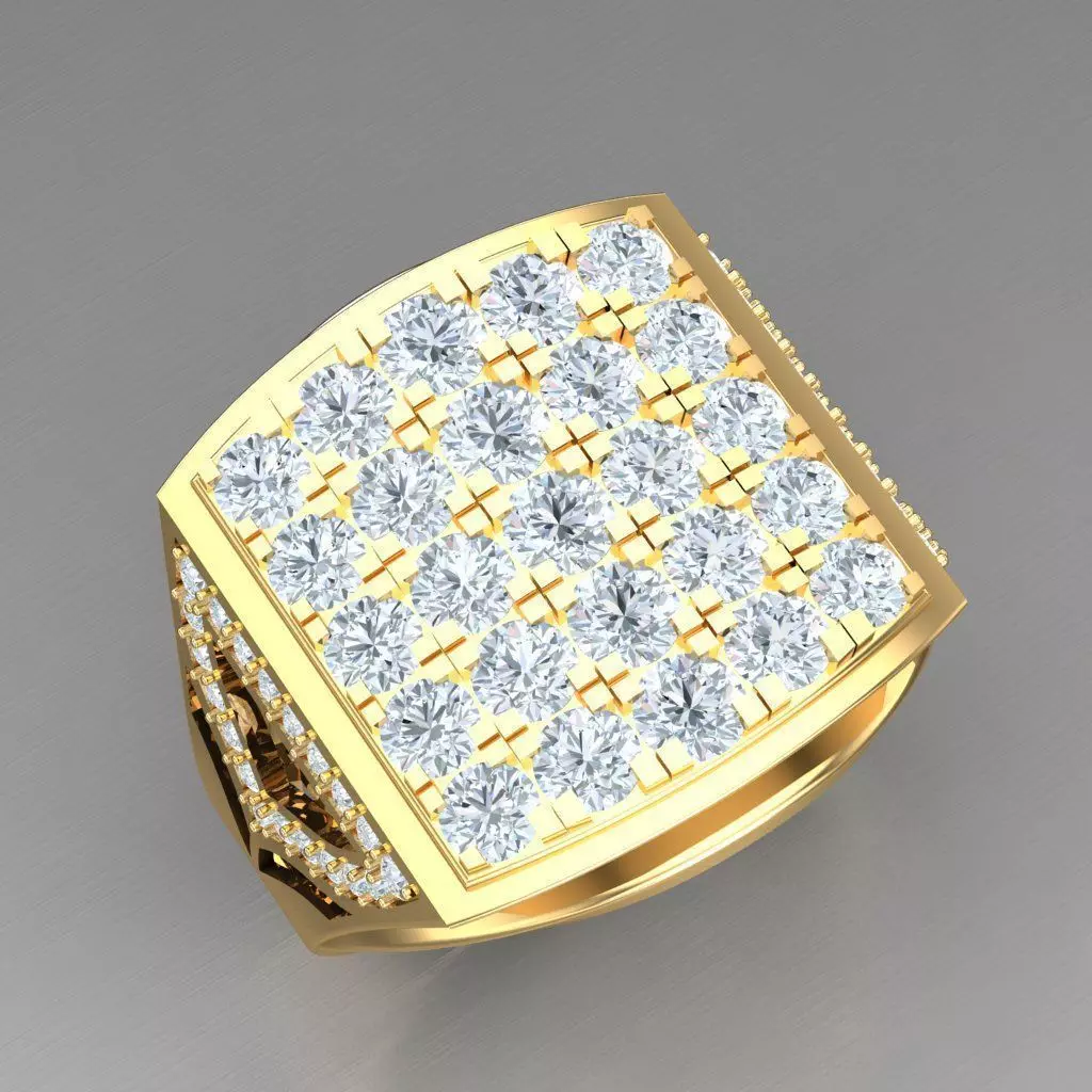 Elite Men Rings Collection 5MR079 3D print model_0