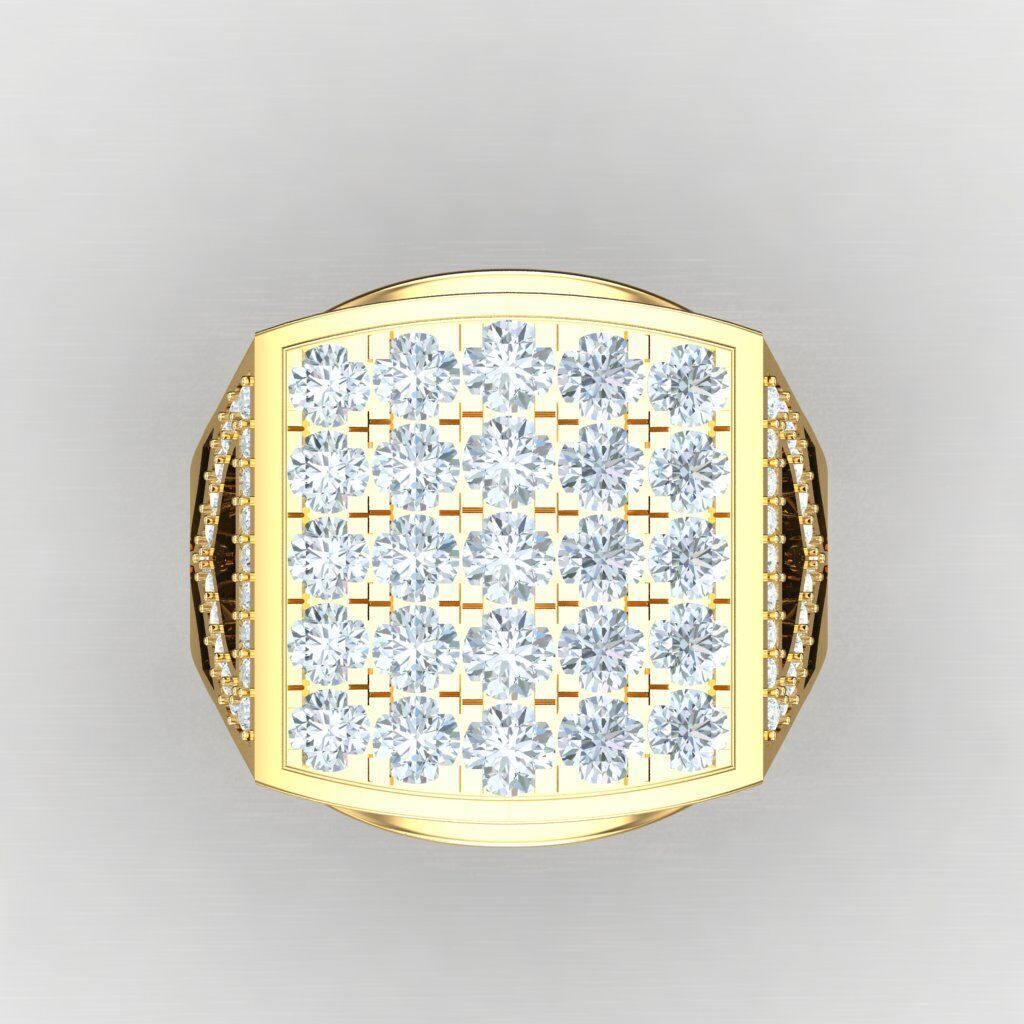 Elite Men Rings Collection 5MR079 3D print model_10