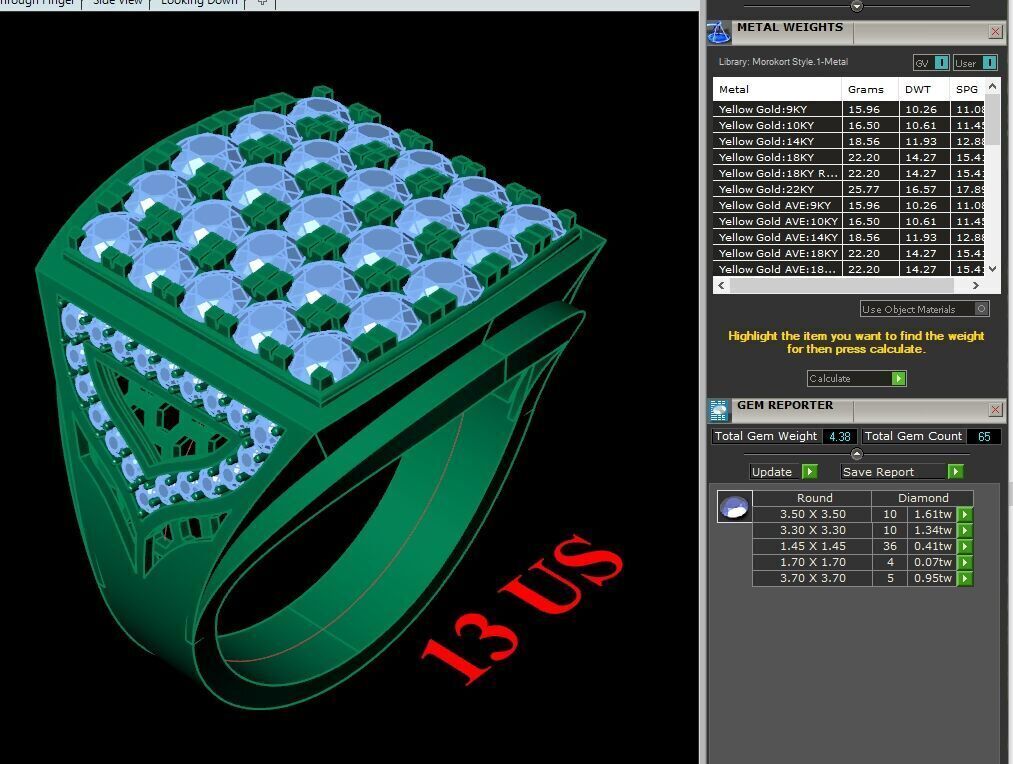Elite Men Rings Collection 5MR079 3D print model_1