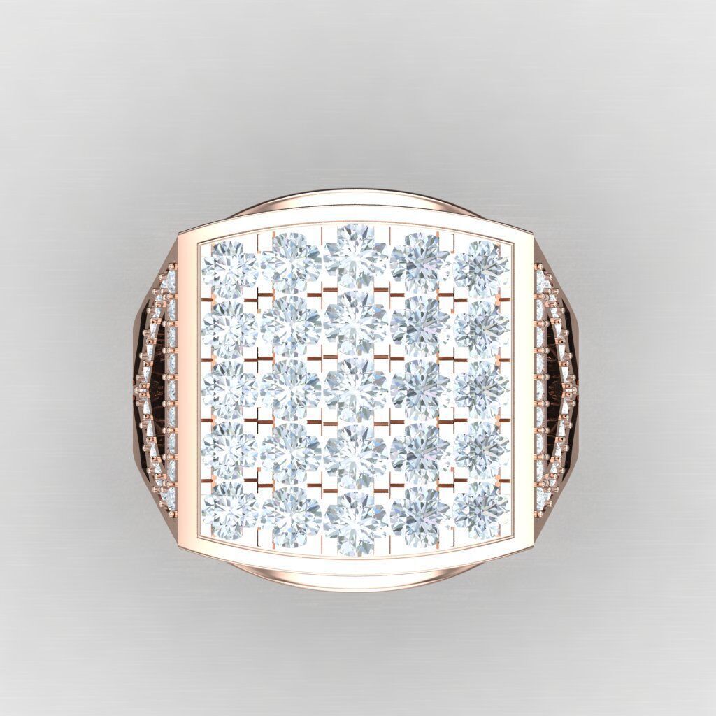 Elite Men Rings Collection 5MR079 3D print model_9