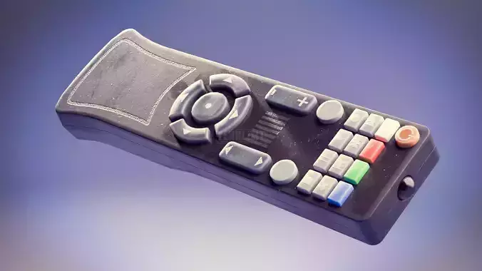 TV Remote semi stylized 