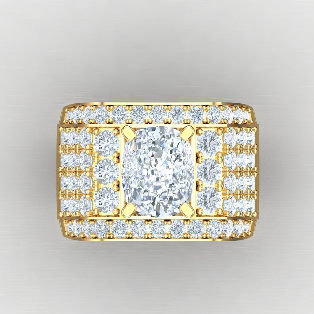 Elite Men Rings Collection 5MR076 3D print model_10