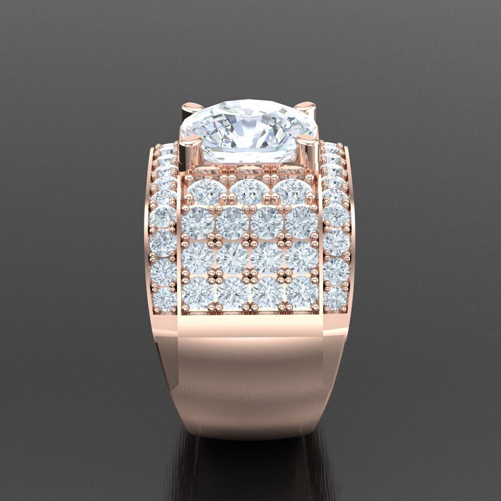 Elite Men Rings Collection 5MR076 3D print model_12