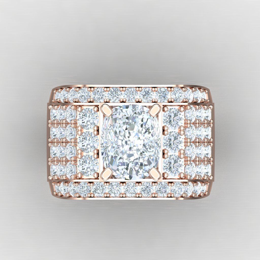 Elite Men Rings Collection 5MR076 3D print model_9