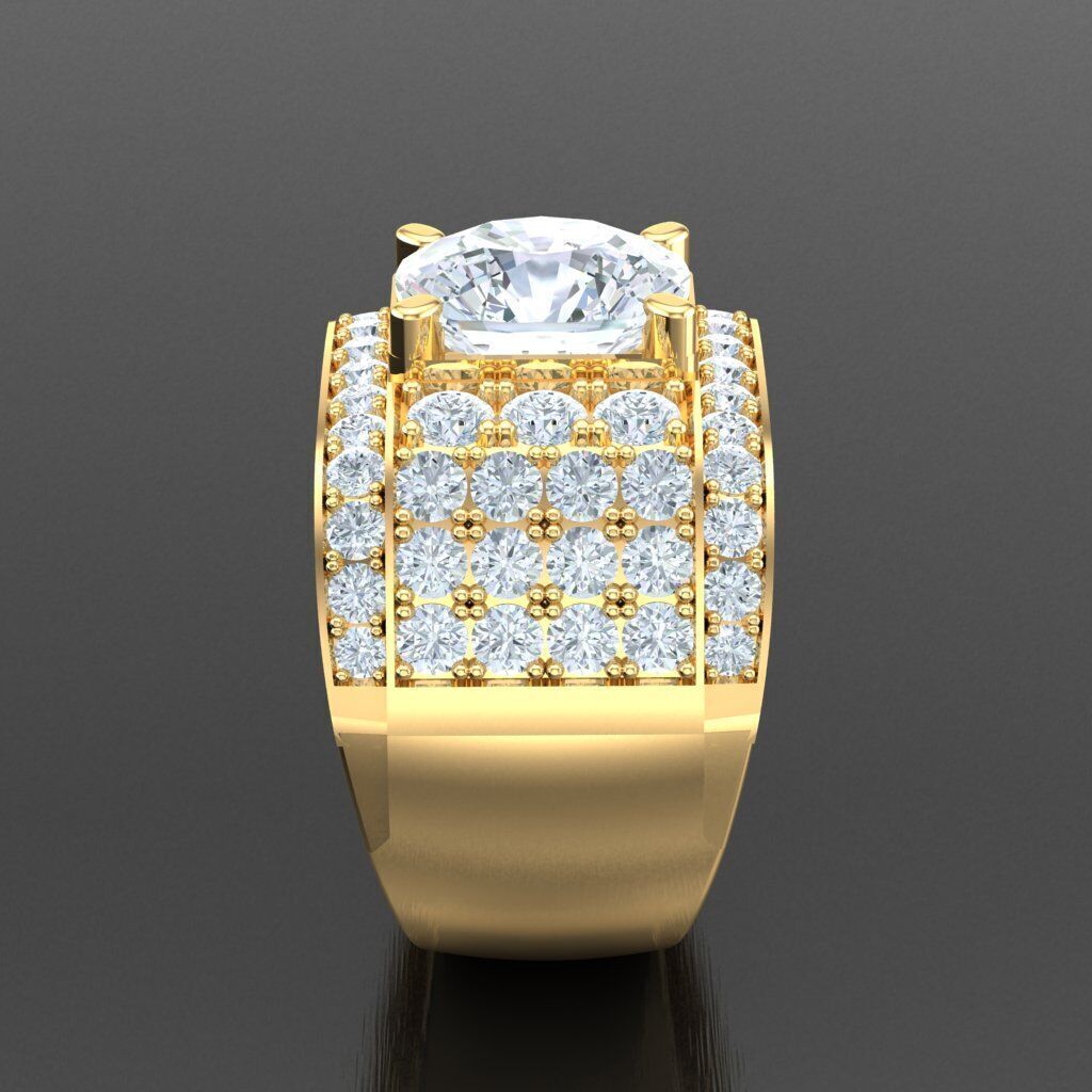 Elite Men Rings Collection 5MR076 3D print model_13