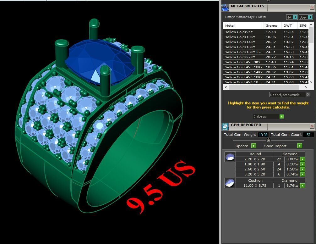 Elite Men Rings Collection 5MR076 3D print model_1