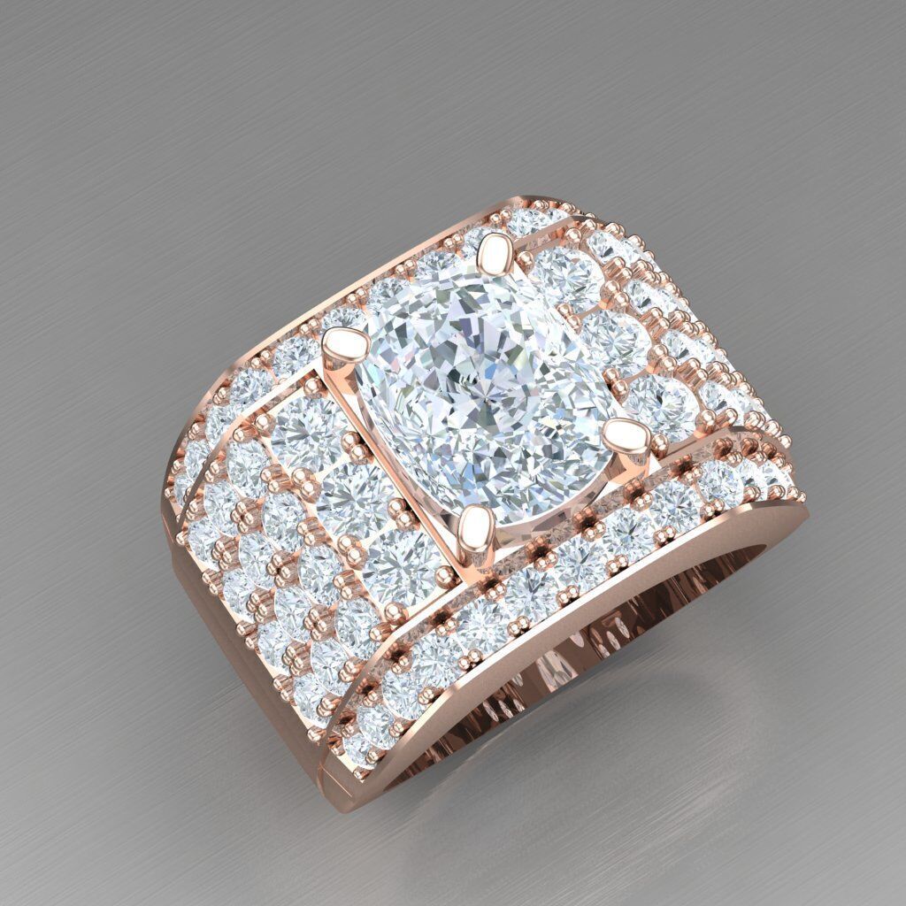 Elite Men Rings Collection 5MR076 3D print model_11