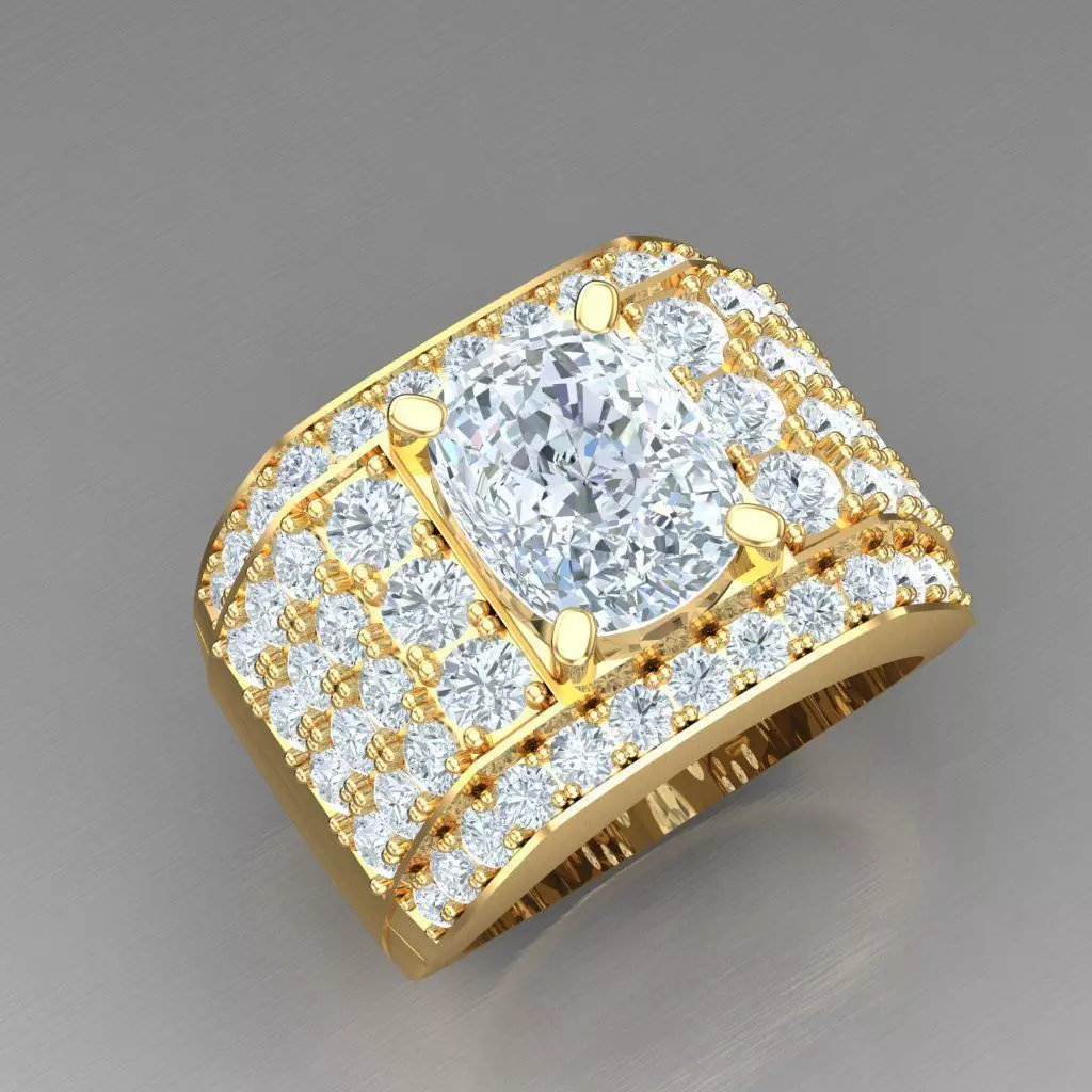 Elite Men Rings Collection 5MR076 3D print model_0