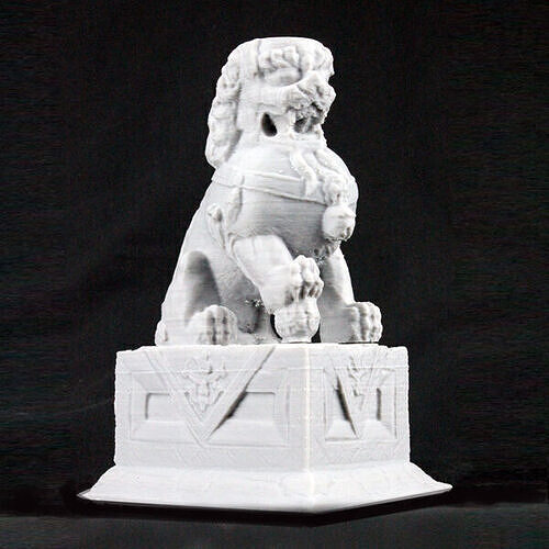 Stone Guardian Lions of the Forbidden City 3D model
