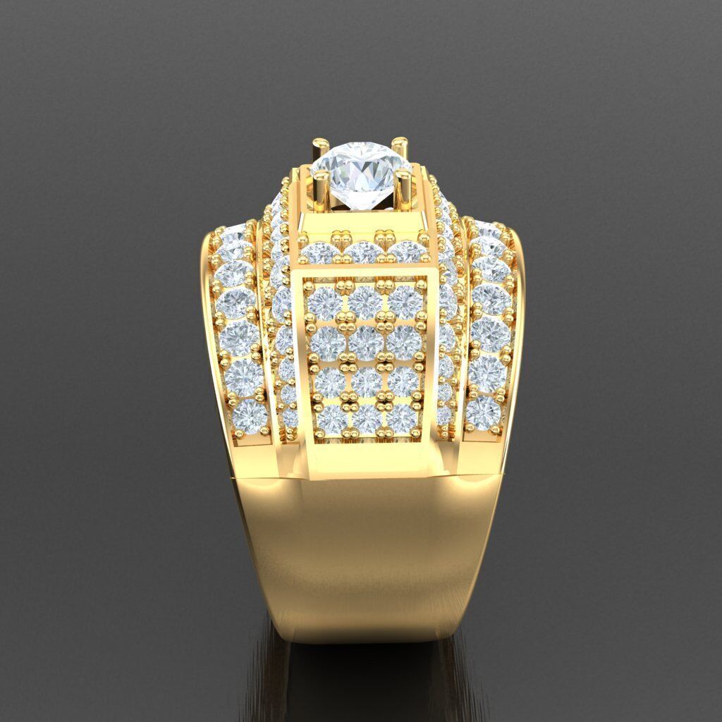 Elite Men Rings Collection 5MR069 3D print model_13