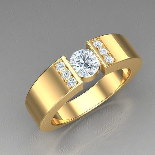 Elite Men Rings Collection 5MR067 3D print model