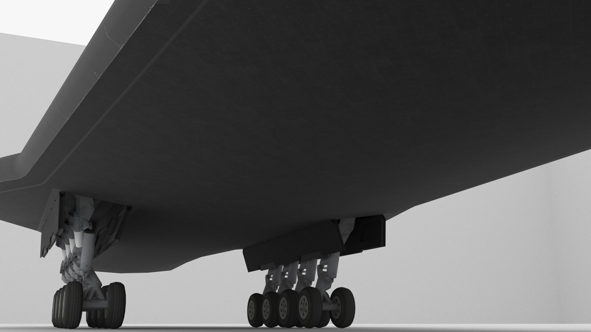 Sci fi SPACE SHUTTLE low poly model Low-poly 3D model_14