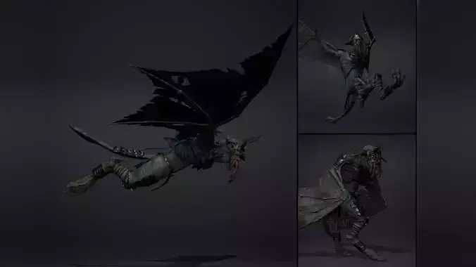 Obsidian Spearman Wing1