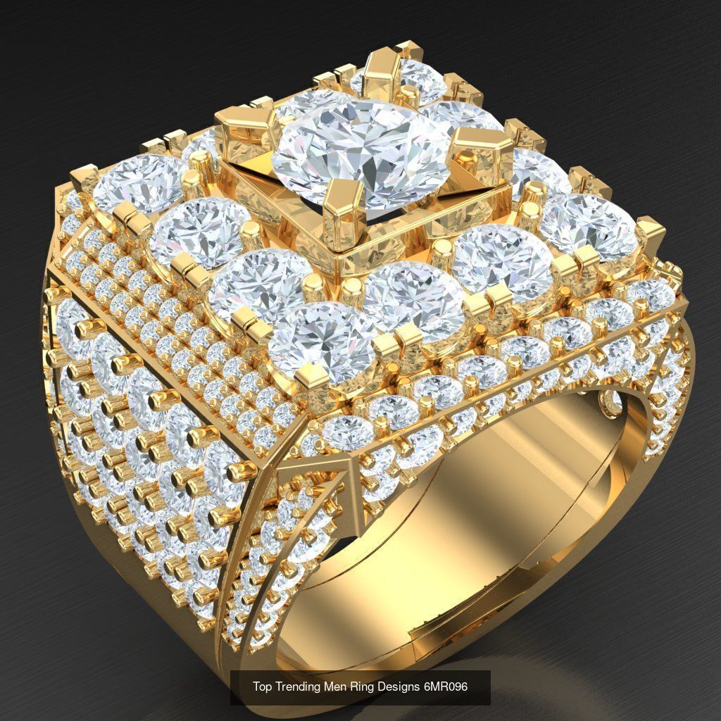 Bulk 100 Men Rings For Sale Big Discount 6MRXXX 3D Model Collection_11