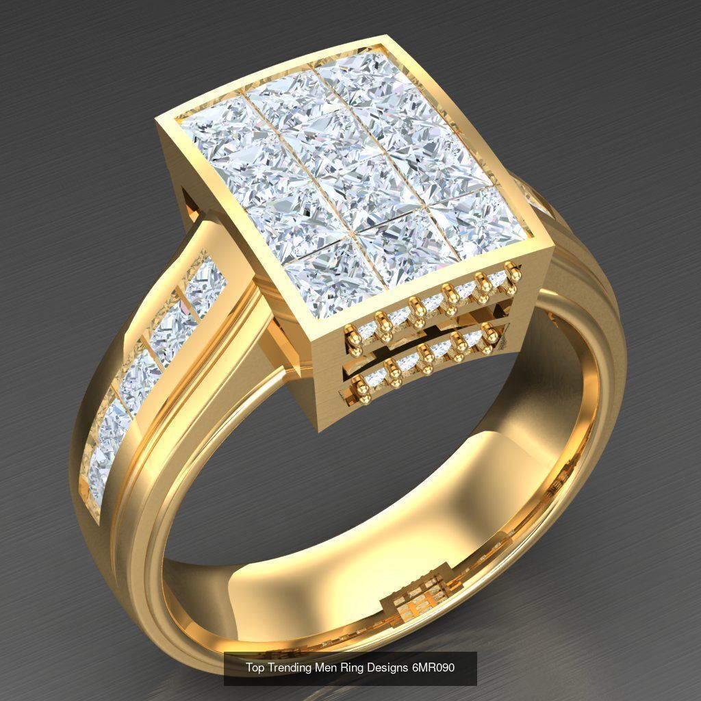 Bulk 100 Men Rings For Sale Big Discount 6MRXXX 3D Model Collection_17
