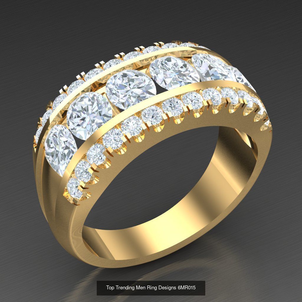Bulk 100 Men Rings For Sale Big Discount 6MRXXX 3D Model Collection_92
