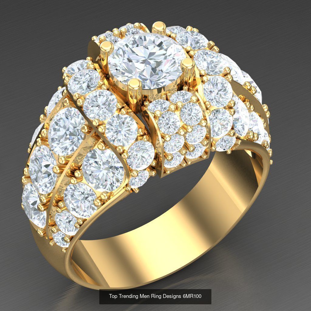Bulk 100 Men Rings For Sale Big Discount 6MRXXX 3D Model Collection_7