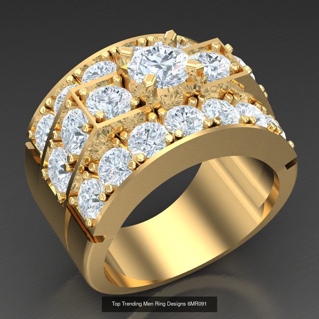 Bulk 100 Men Rings For Sale Big Discount 6MRXXX 3D Model Collection_16