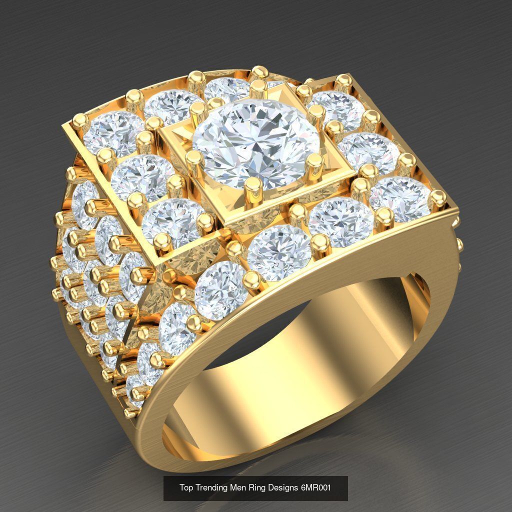 Bulk 100 Men Rings For Sale Big Discount 6MRXXX 3D Model Collection_106