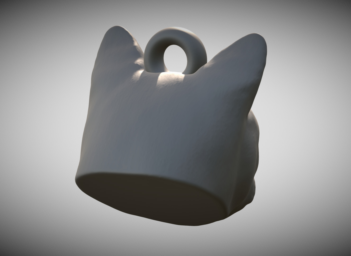 Cougar Mountain Lion head key ring for 3D printing 3D print model_4