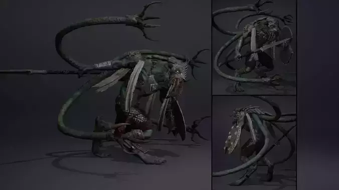 Obsidian Spearman Tentacle