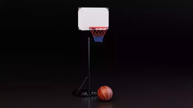 Basketball Hoop with Ball