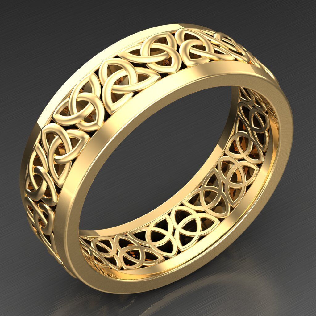 Elite Men Rings Collection 5MR059 3D print model_2