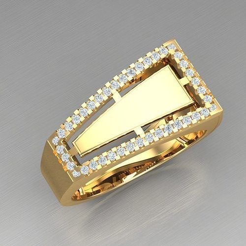 Elite Men Rings Collection 5MR045 3D print model