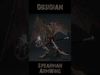 Obsidian Spearman ArmWing Low-poly 3D model_1